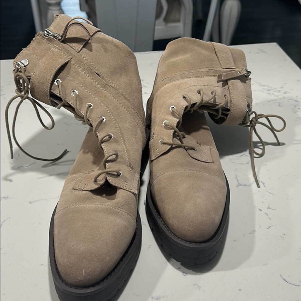 Sam Edelman combat boots